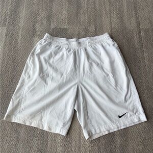 Nike Men's Dri-Fit White Athletic Shorts